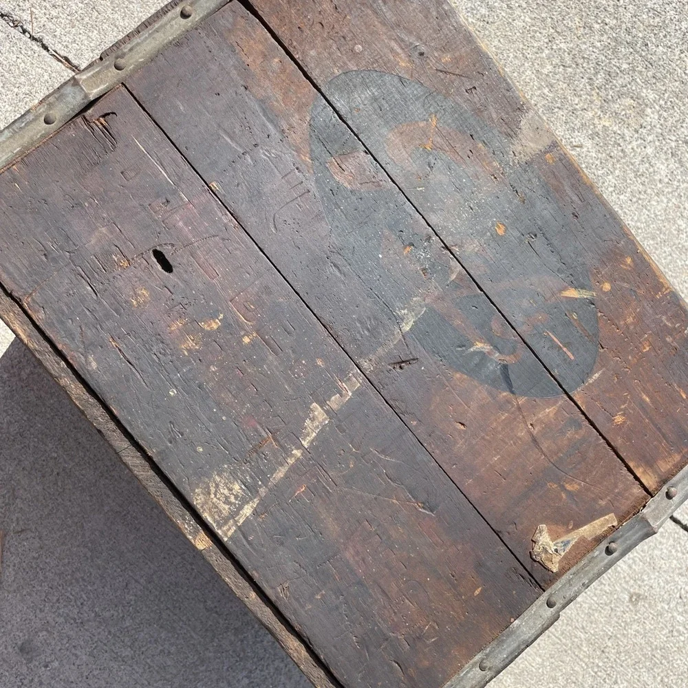 Vintage Grafs Fine‎ Beverages Milwaukee, Wis Wooden Soda Crate Early Grandpa